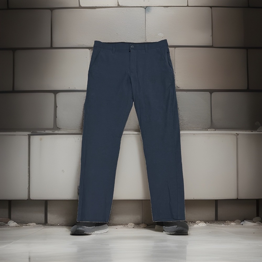 Vuori Men's Aim Trouser Athletic Slim Size 33x29 V4110 EUC Blue Gray
